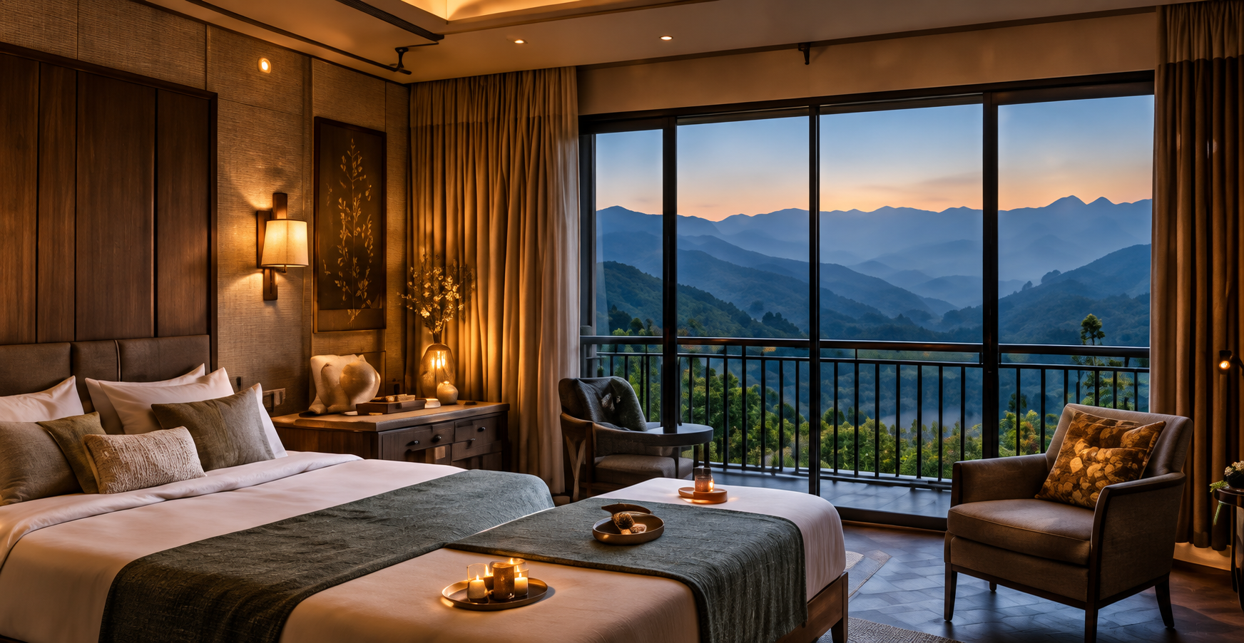 Luxury Mountain View Suite Interior